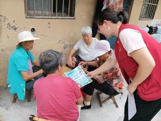 济宁市任城区李营街道任旺社区开展“高温防暑 安全一‘夏’”夏季高温安全应急知识宣传活动